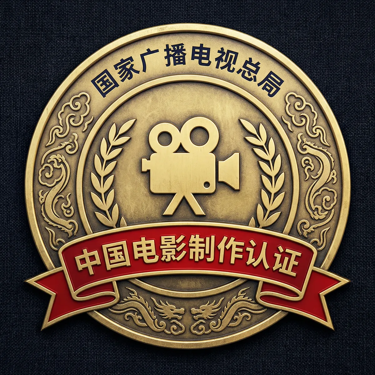 丝瓜视频影视制作许可证徽章-国家广播电视总局颁发